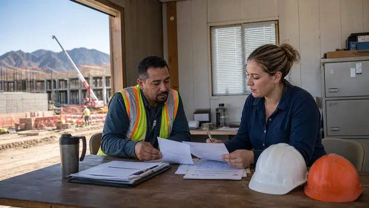 Workplace team planning HR operations in Arizona