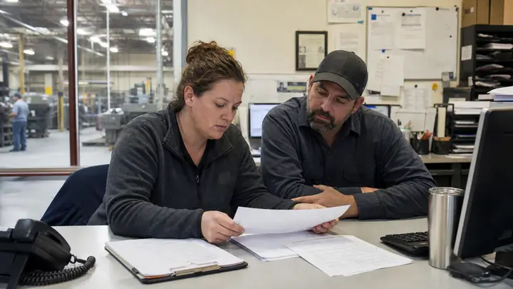 Workplace team planning HR operations in Pennsylvania