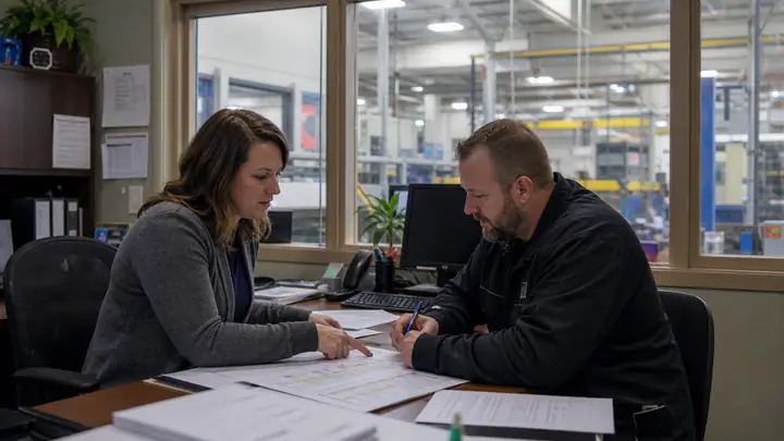 Workplace team planning HR operations in Wisconsin